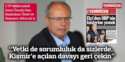 “Kişmir’i yargı önüne çıkarmayı başaran Başsavcılık, Jet Raporu dosyasına da artık bir el atmalı”