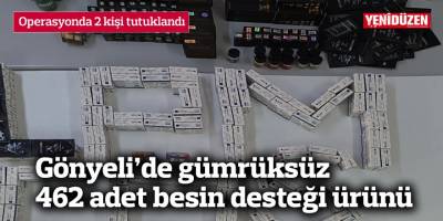Gönyeli’de gümrüksüz 462 adet besin desteği ürünü tespit edildi: 2 kişi tutuklandı