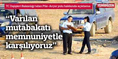 "Varılan mutabakatı memnuniyetle karşılıyoruz"