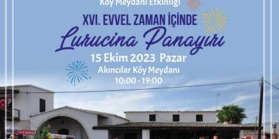 Evvel Zaman İçinde Lurucina Panayırı 15 Ekim’de...