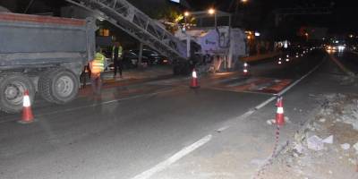 Girne "Yeni Liman Işıklı Kavşak Projesi"nin Pazartesi tamamlanması bekleniyor