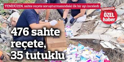 YENİDÜZEN, sahte reçete soruşturmasındaki ilk bir ayı inceledi