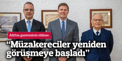 “Müzakereciler yeniden görüşmeye başladı”
