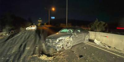 Girne-Lefkoşa anayolunda feci kaza:6 yaralı