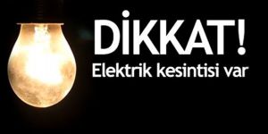 Girne yarın elektriksiz