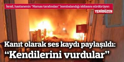 Kanıt olarak ses kaydı paylaşıldı: “Kendilerini vurdular”