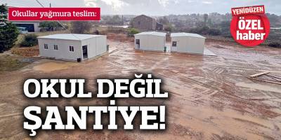 Okullar yağmura teslim