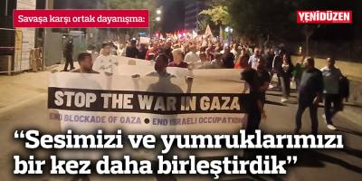 “Sesimizi ve yumruklarımızı bir kez daha birleştirdik”