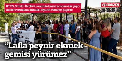 “Lafla peynir ekmek gemisi yürümez"