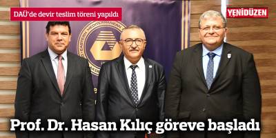 DAÜ’de devir teslim töreni yapıldı