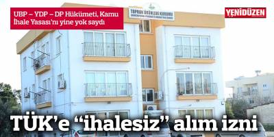 TÜK’e “ihalesiz” alım izni