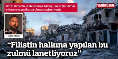 "Filistin halkına yapılan bu zulmü lanetliyoruz"