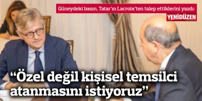 “Özel değil kişisel temsilci atanmasını istiyoruz”