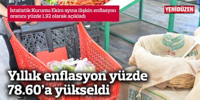 Yıllık enflasyon yüzde 78.60’a yükseldi