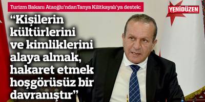 "Kuzey Kıbrıs kültürünü başarıyla yansıttığı için Kilitkayalı’ya teşekkür ederim"
