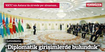 Letimbiotis: "Diplomatik girişimlerde bulunduk"