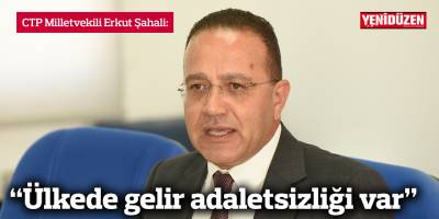 Şahali: "Ülkede gelir adaletsizliği var"