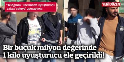 Bir buçuk milyon değerinde 1 kilo uyuşturucu ele geçirildi!
