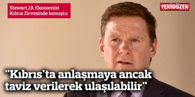 "Kıbrıs'ta anlaşmaya ancak taviz verilerek ulaşılabilir"