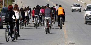 Bisikletli trafik eylemi