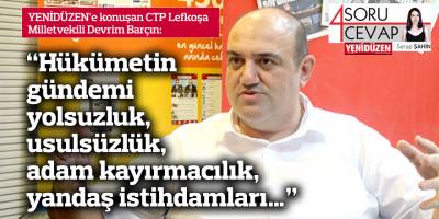 “Hükümetin gündemi yolsuzluk, usulsüzlük, adam kayırmacılık, yandaş istihdamları…”