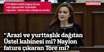 “Arazi ve yurttaşlık dağıtan Üstel kabinesi mi? Naylon fatura çıkaran Töre mi?