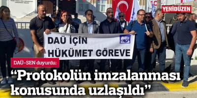 “Protokolün imzalanması konusunda uzlaşıldı”