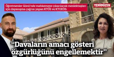 “Davaların amacı gösteri özgürlüğünü engellemektir”