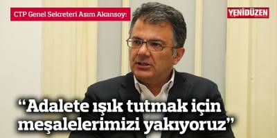 “Adalete ışık tutmak için meşalelerimizi yakıyoruz”