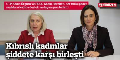 Kıbrıslı kadınlar şiddete karşı birleşti