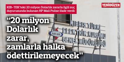 KIB-TEK’teki 20 milyon Dolarlık zararla ilgili soruşturma süreci “fiilen başladı”