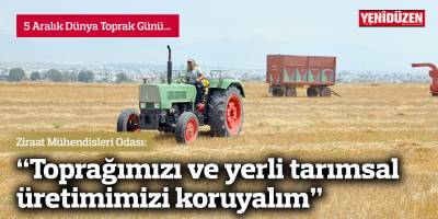 ZMO: “Toprağımızı ve yerli tarımsal üretimimizi koruyalım”