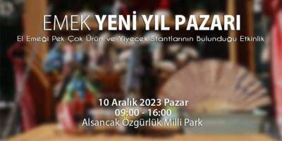 Alsancak’ta “Emek Yeni Yıl Pazarı” kuruluyor