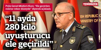 “11 ayda 280 kilo uyuşturucu ele geçirildi”