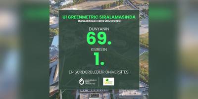 UKÜ ‘Dünyanın En Sürdürülebilir Üniversite Kampüsü Sıralaması’nda 69’uncu sıraya yükseldi