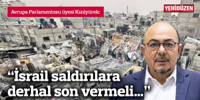 Kızılyürek: “İsrail saldırılara derhal son vermeli… İki devletli çözüm desteklenmeli”