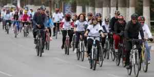 Yaşanılabilir, sağlıklı kentler için pedal çevirdiler