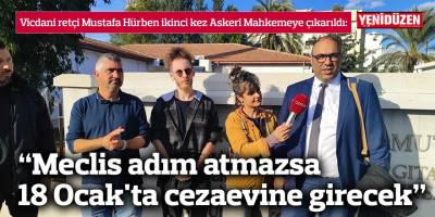 "Meclis adım atmazsa 18 Ocak'ta cezaevine girecek"