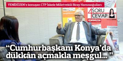 “Cumhurbaşkanı Konya’da dükkân açmakla meşgul… ”