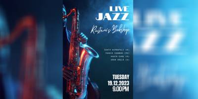 Rüstem Kitabevi’nde Caz gecesi