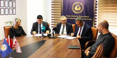 DAÜ ile Gazimağusa Belediyesi arasında DAÜ öğrencilerine iş imkanı sunulmasına ilişkin protokol imzalandı