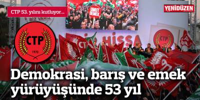 Demokrasi, barış ve emek yürüyüşünde 53 yıl