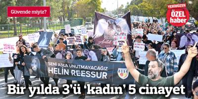 Bir yılda 3’ü ‘kadın’ 5 cinayet