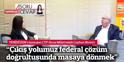 “Çıkış yolumuz federal çözüm doğrultusunda masaya dönmek”