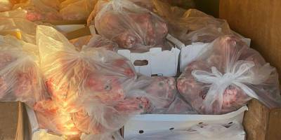 Gayretköy'de kaçak et