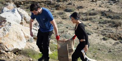 ARUCAD ve SPOT Marine Life iş birliğinde sahil temizliği