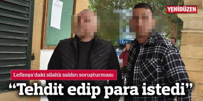 “Tehdit edip para istedi”