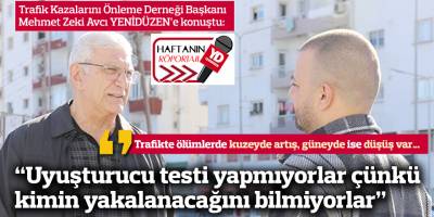 “Uyuşturucu testi yapmıyorlar çünkü kimin yakalanacağını bilmiyorlar”