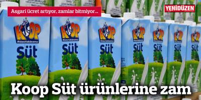 Koop Süt ürünlerine zam
