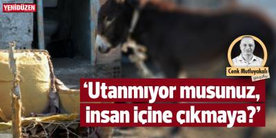 “Utanmıyor musunuz insan içine çıkmaya”